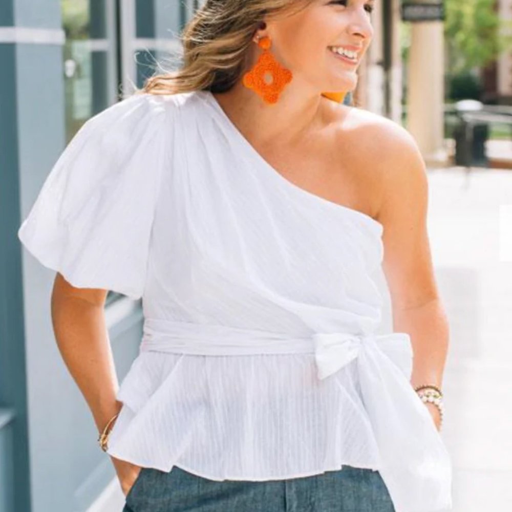 JESSEY ONE SHOULDER TOP BY MINK PINK